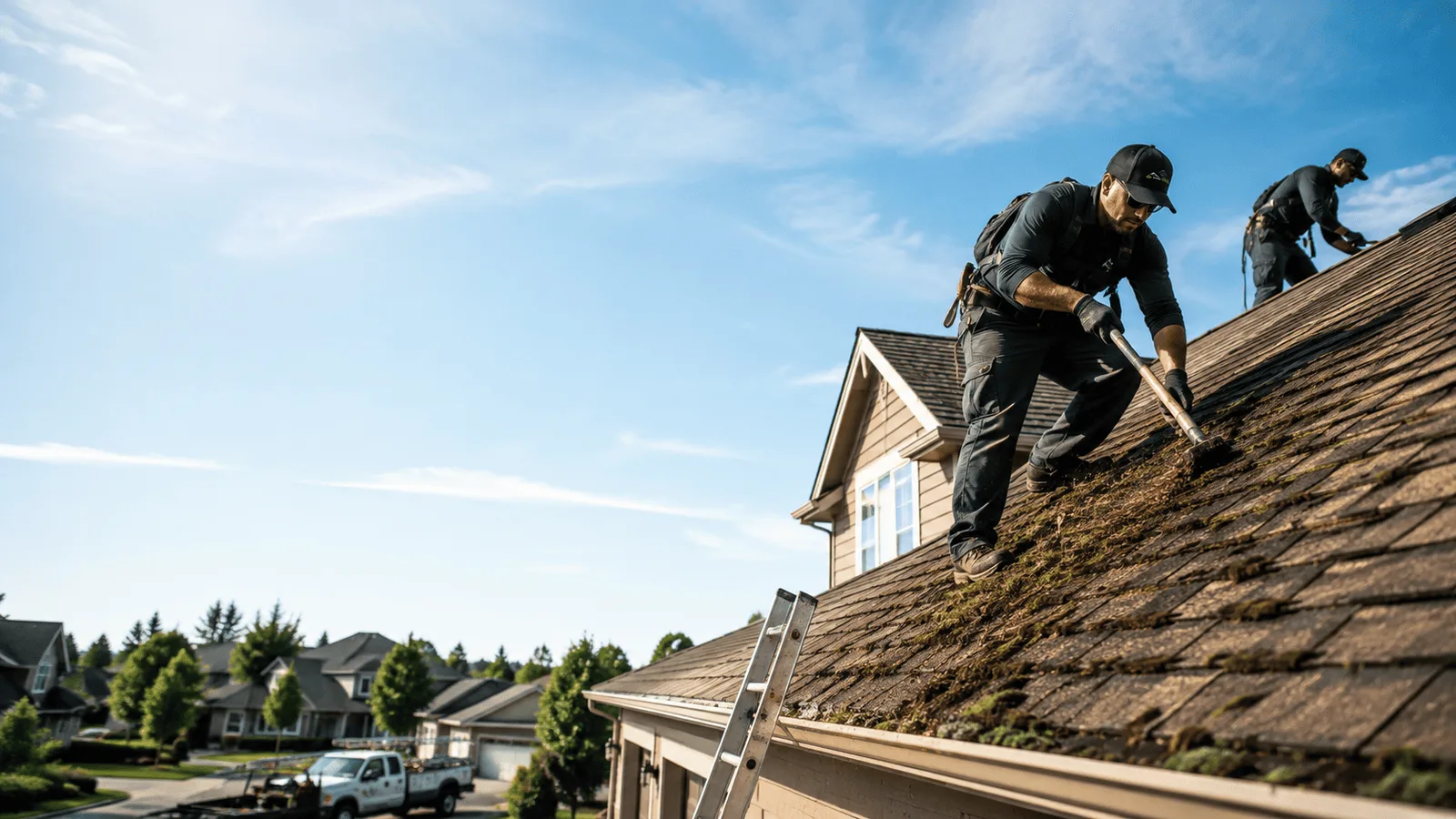 Roof Moss Removal in Powell, OH near me